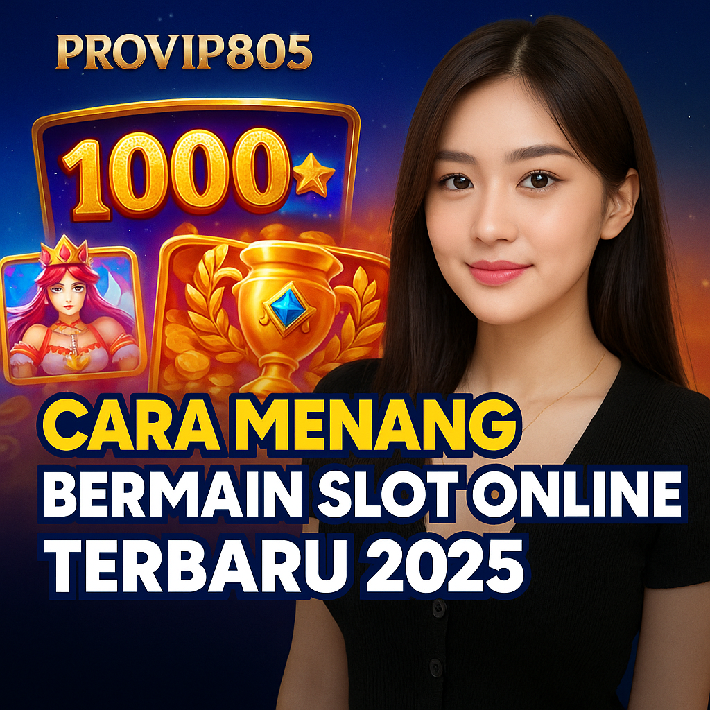 Cara Menang Bermain Slot Online Terbaru 2025 di PROVIP805