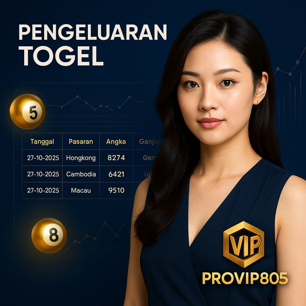 Pengeluaran Togel Tercepat dan Akurat di PROVIP805