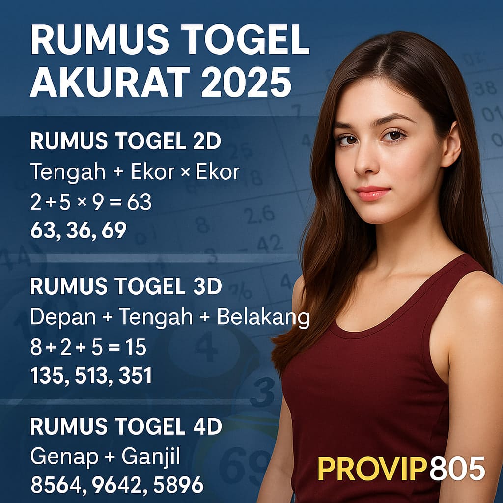 Rumus Togel Akurat 2025 Rahasia Angka Jitu dari PROVIP805